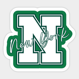 New York Football Jets Vintage Style Sticker